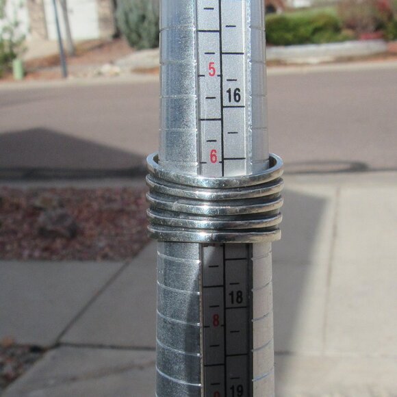 Beautiful Flashy Sterling Silver Large Opal Ring Wide Band Size 7 Fits 6.5-6.75 - Picture 16 of 16